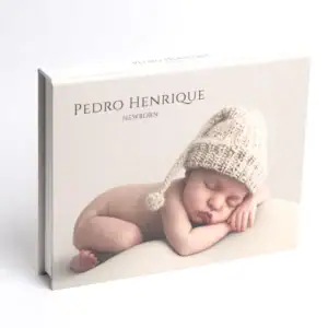 Fotobox ProAlbuns para fotos 10x15 e 15x21 com tampa personalizada