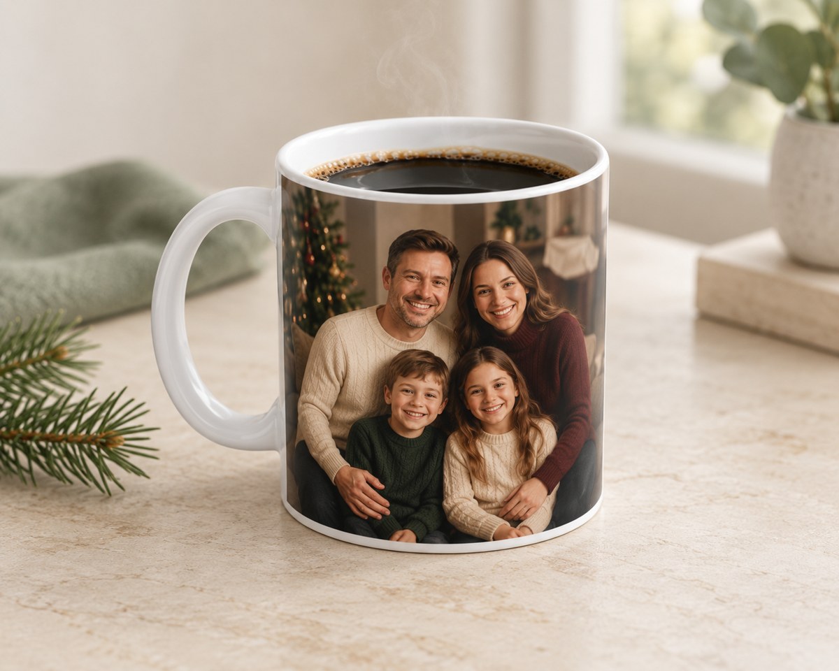 Caneca Branca de Natal